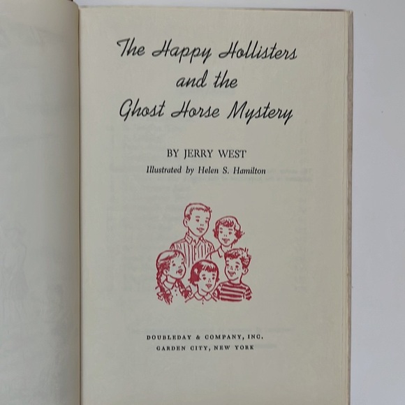 Vintage Book Red Hardback plus dust jacket 1965 The Happy Hollisters - Picture 4 of 6